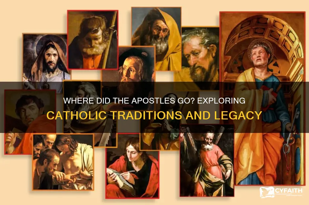 where did the apostles go catholic
