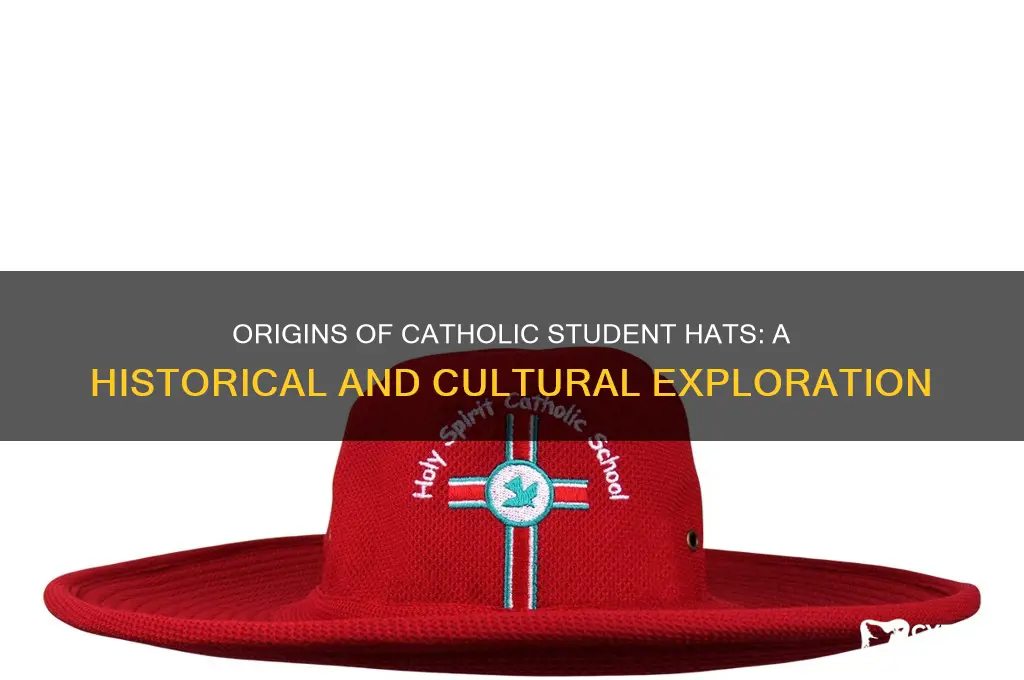 where did the catholic students get the hats