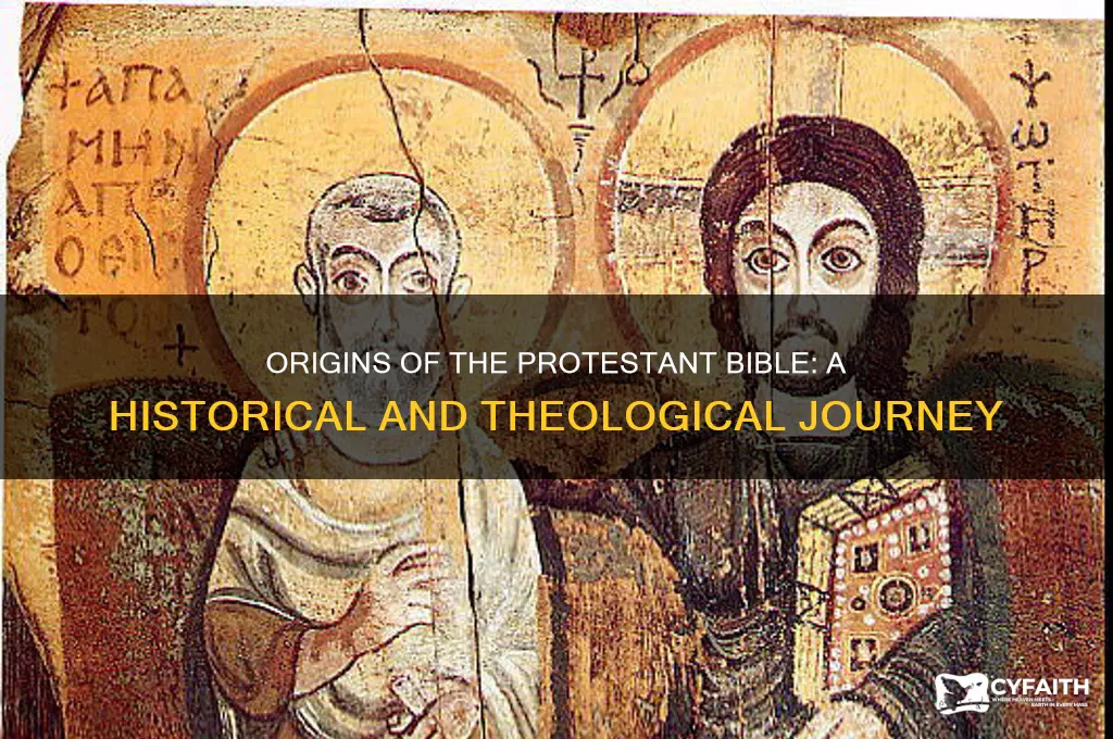 where did the protestant bible come from