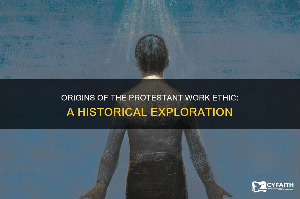 where did the protestant work ethic come from