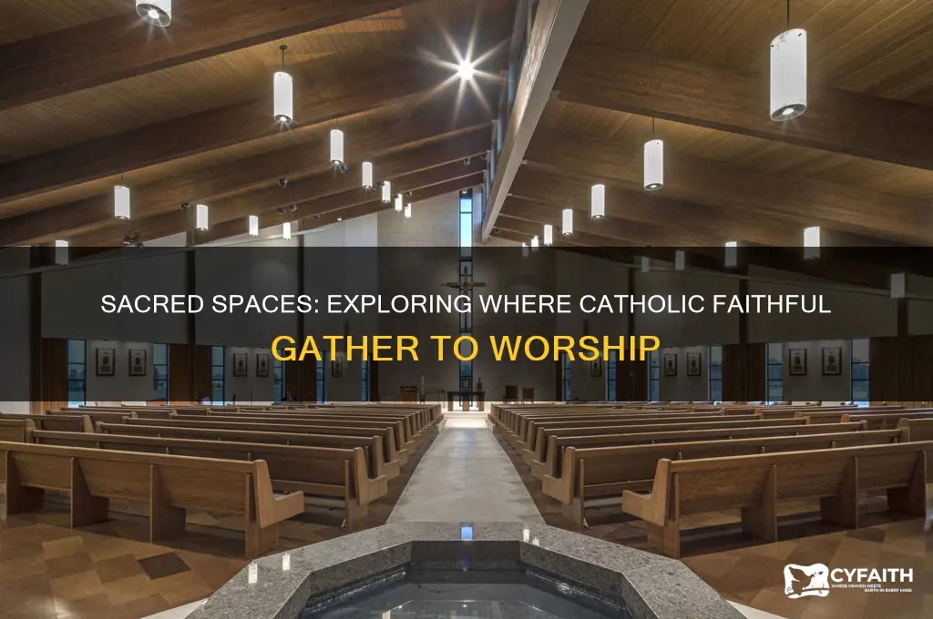 where do catholic people worship