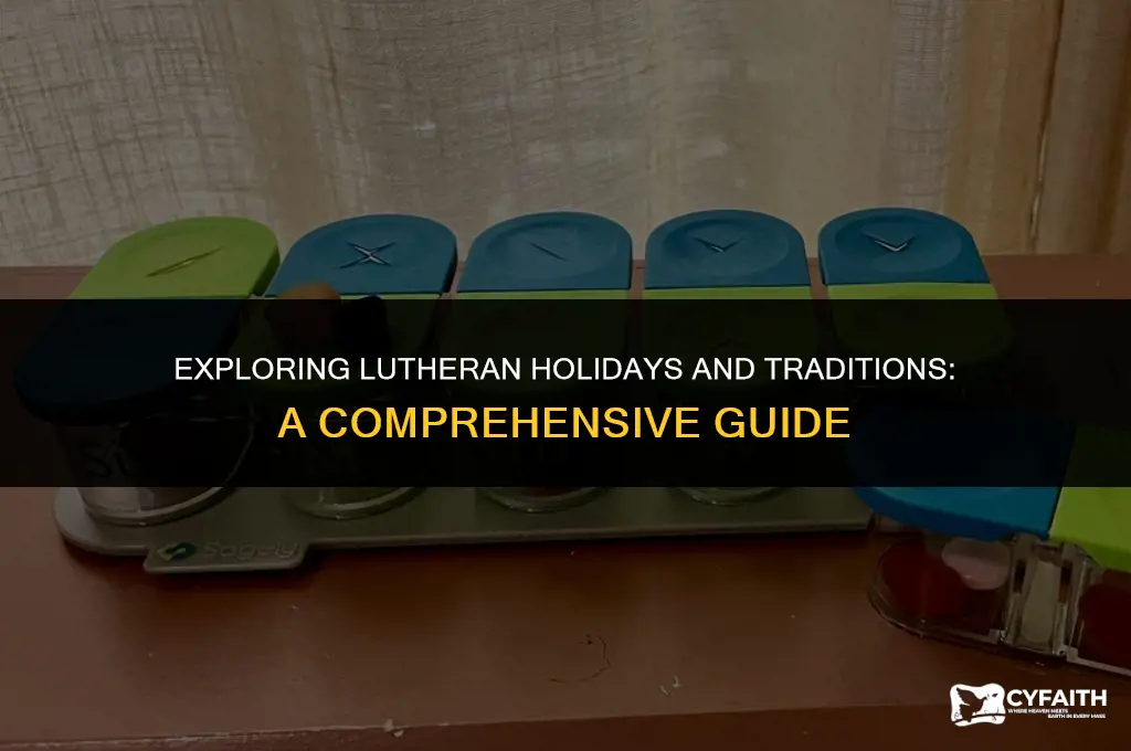 where do i find information on lutheran holidays and traditions