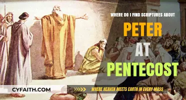 Exploring Peter's Pentecost: A Guide to Key Scriptures