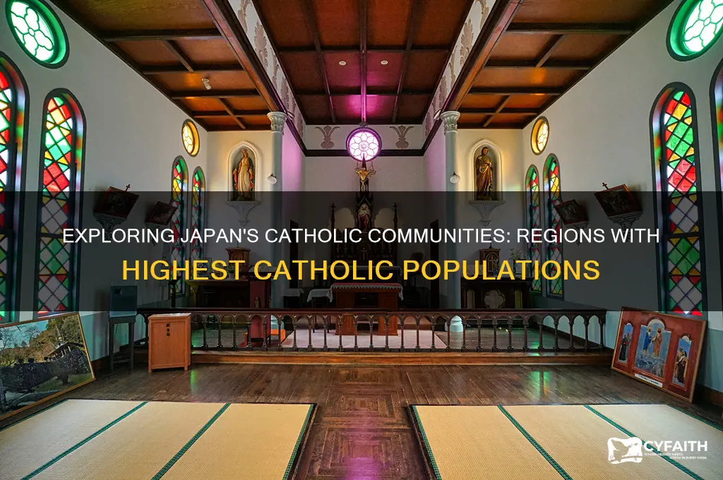 where do most catholics live in japan