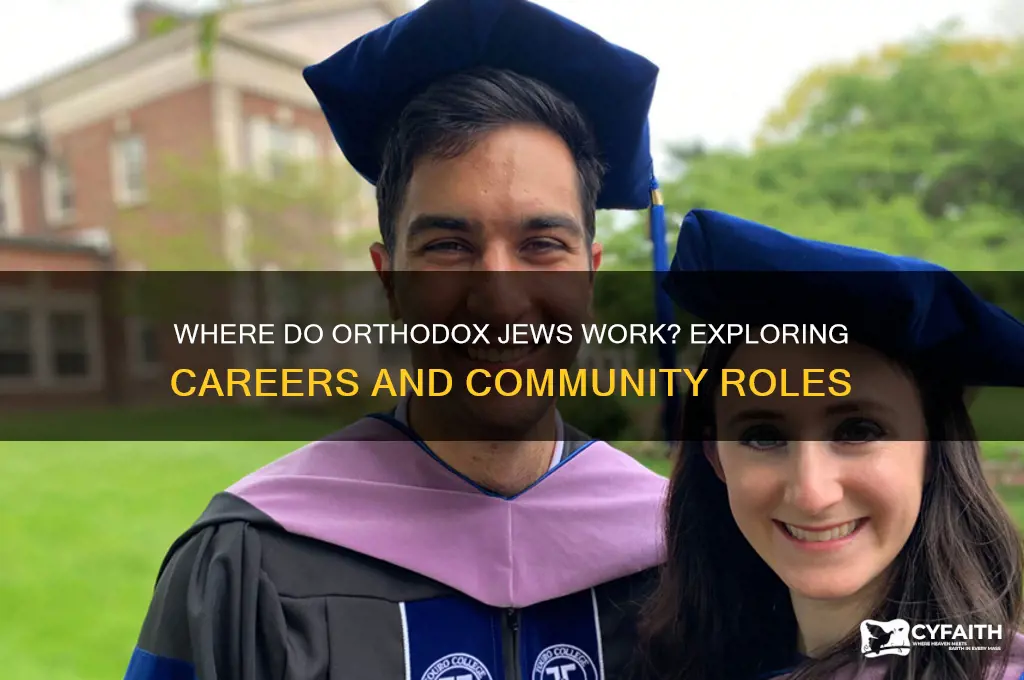 where do orthodox jews work