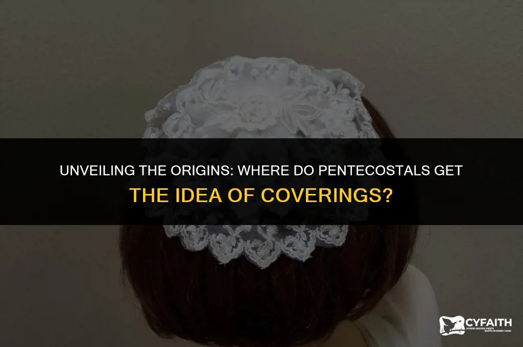 where do pentecostals get the idea of coverings