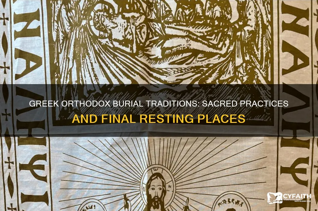 where do the greek orthodox burry their dead