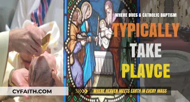 Where Catholic Baptisms Typically Occur: A Sacred Setting Guide