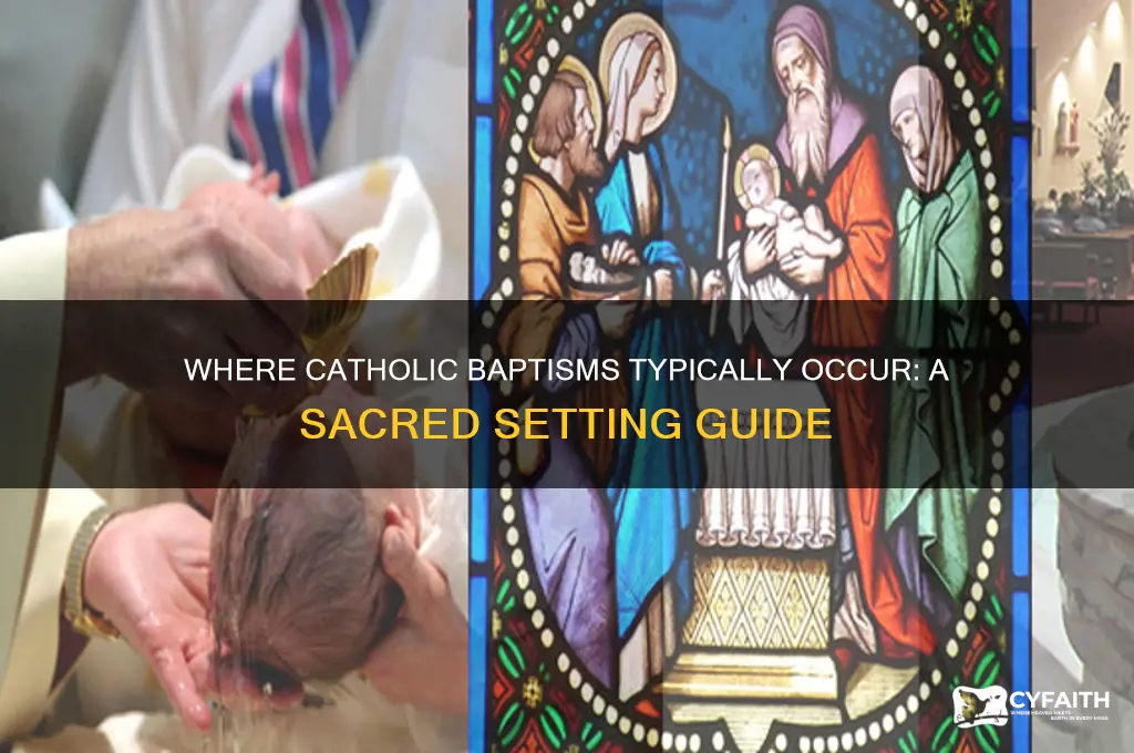 where does a catholic baptism typically take plavce
