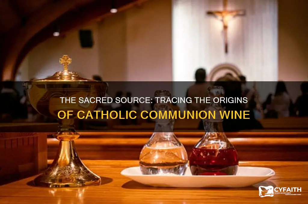 where does catholic communion wine come from