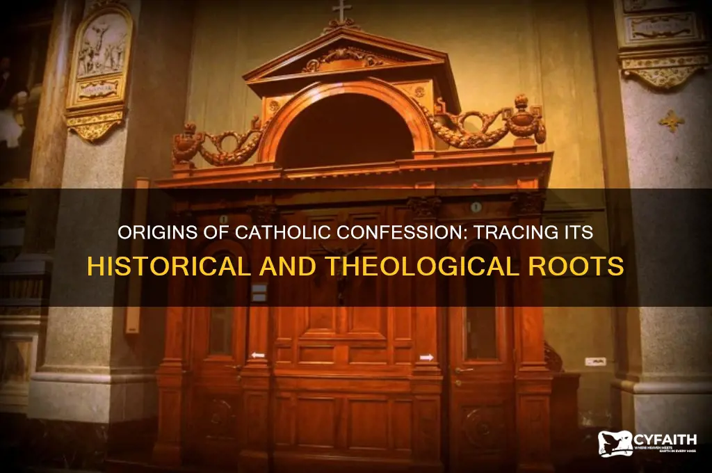 where does catholic confession come from