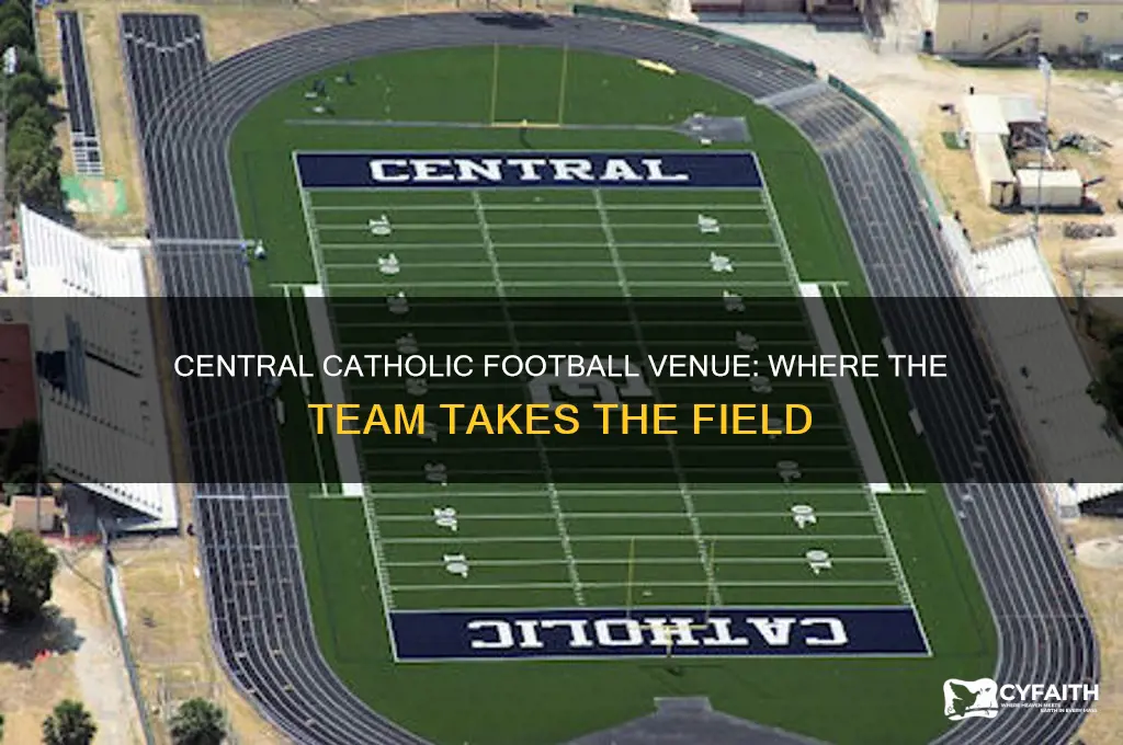 where does central catholic play football