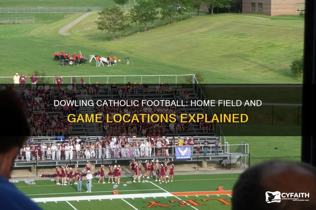 where does dowling catholic play football