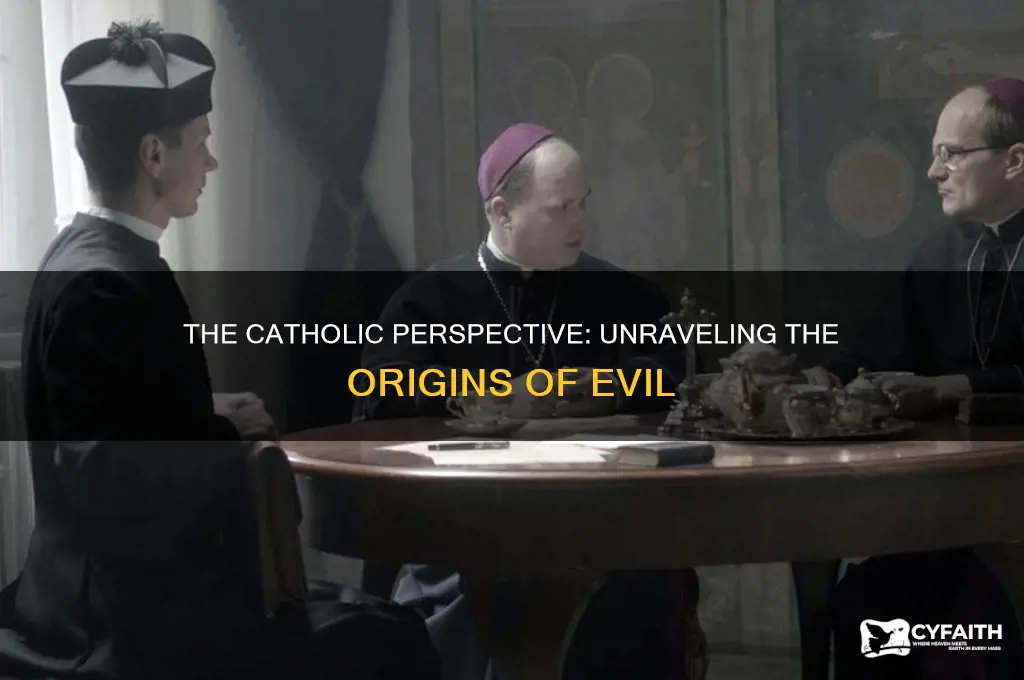 where does evil come from catholic