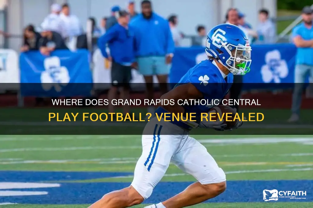where does grand rapids catholic central play football