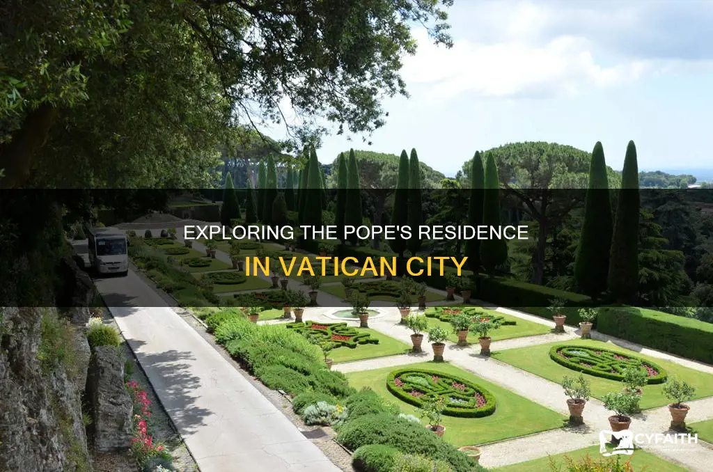 where does pope live in vatican city
