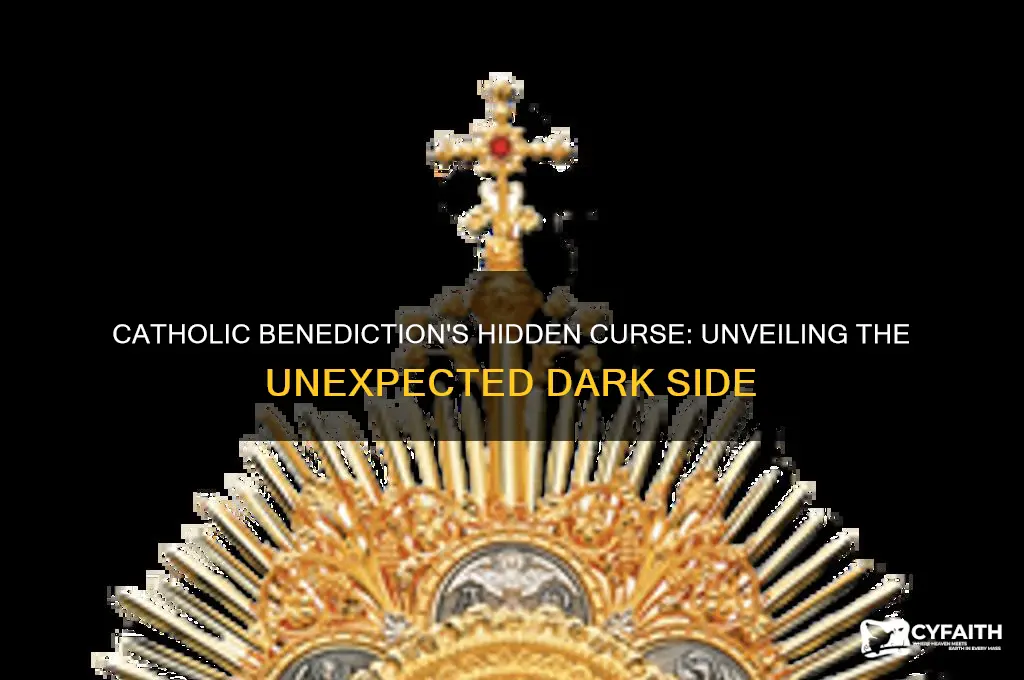 where does the catholic benediction contain a curse
