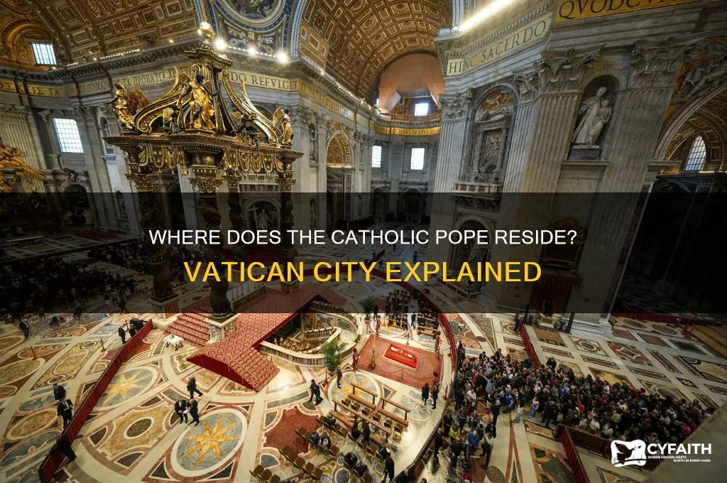 where does the catholic pope live