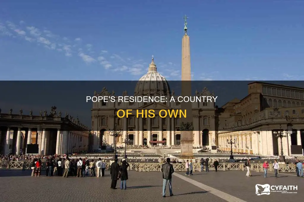 where does the pope live country