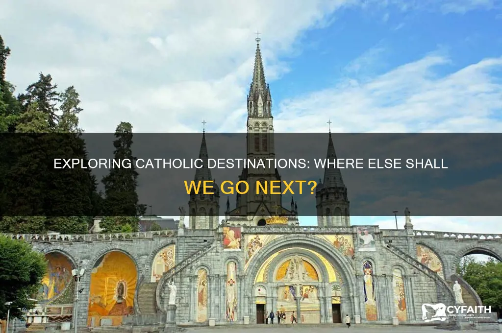 where else shall we go catholic thing