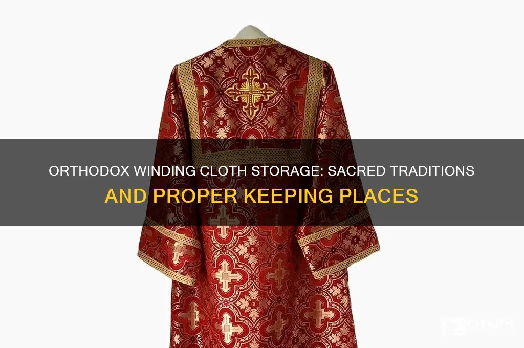 where is an orthodox winding cloth kept