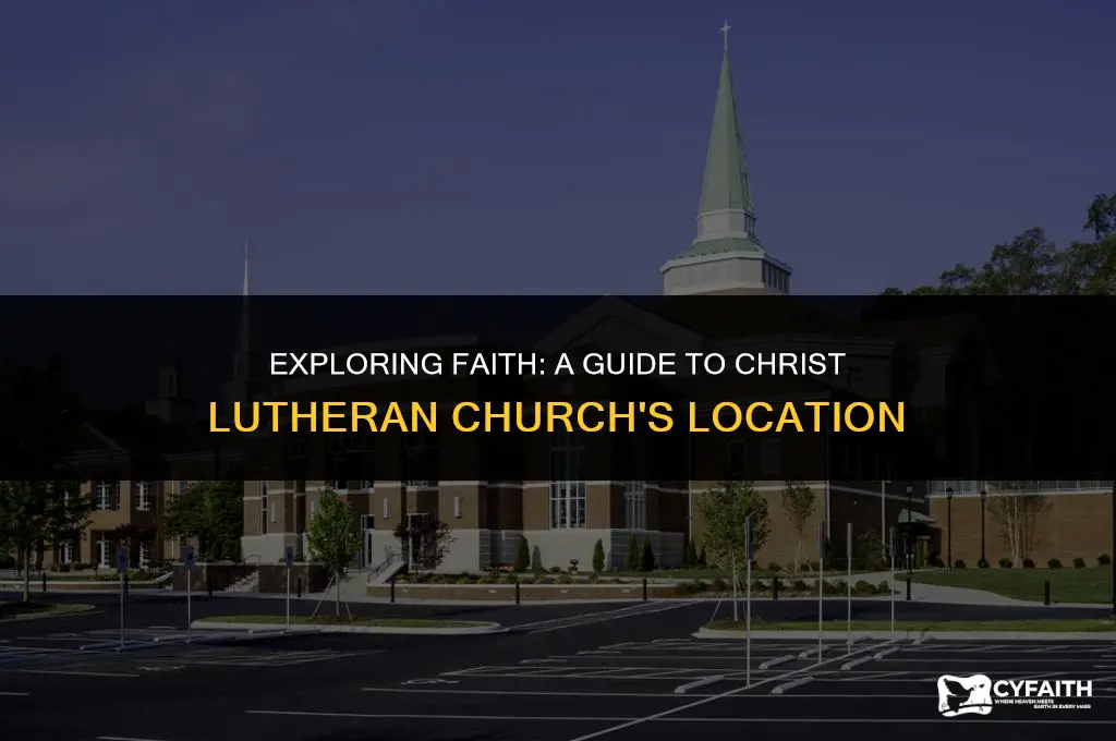 where is christ lutheran church