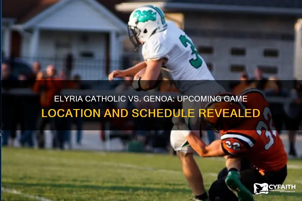 where is elyria catholic playing genoa