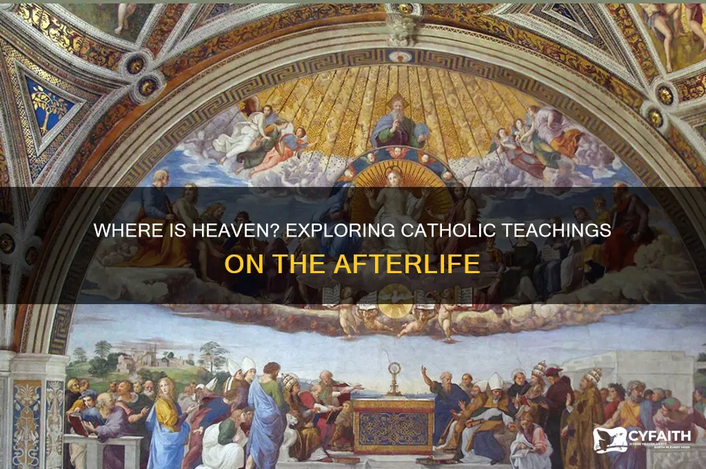where is heaven catholic teaching