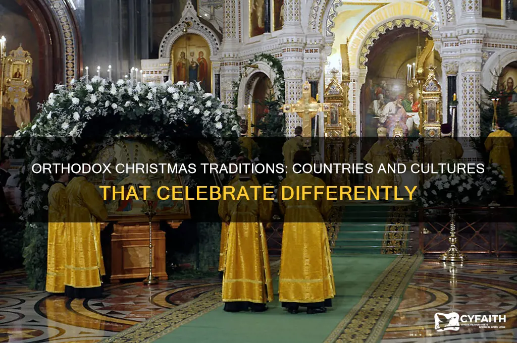 where is orthodox christmas celebrated