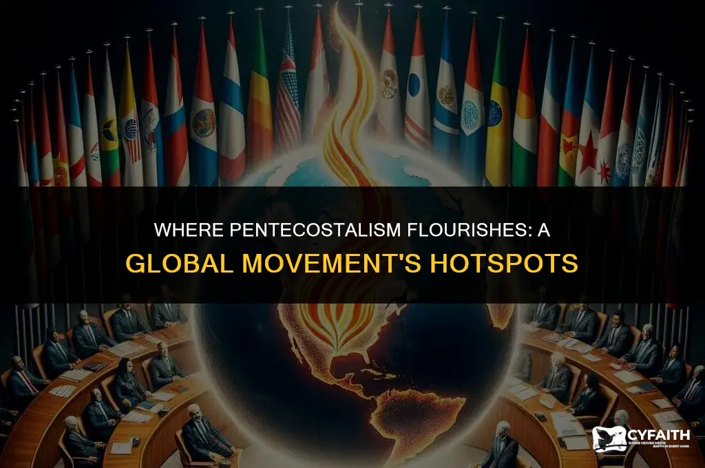 where is pentecostalism particularly flourishing