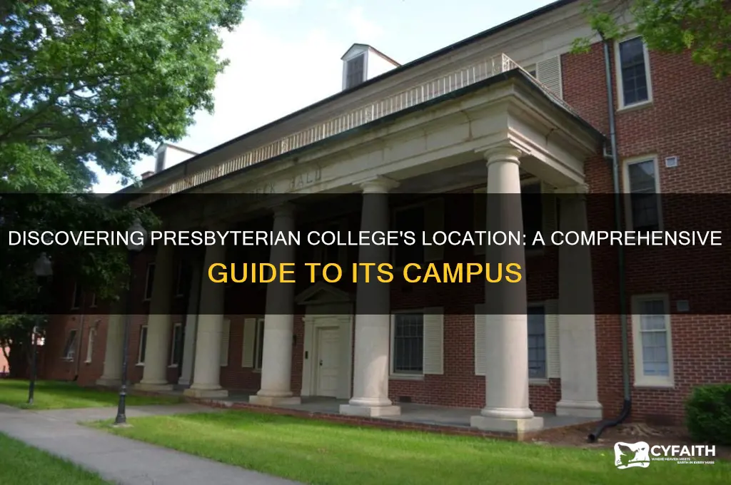 where is presbyterian college located