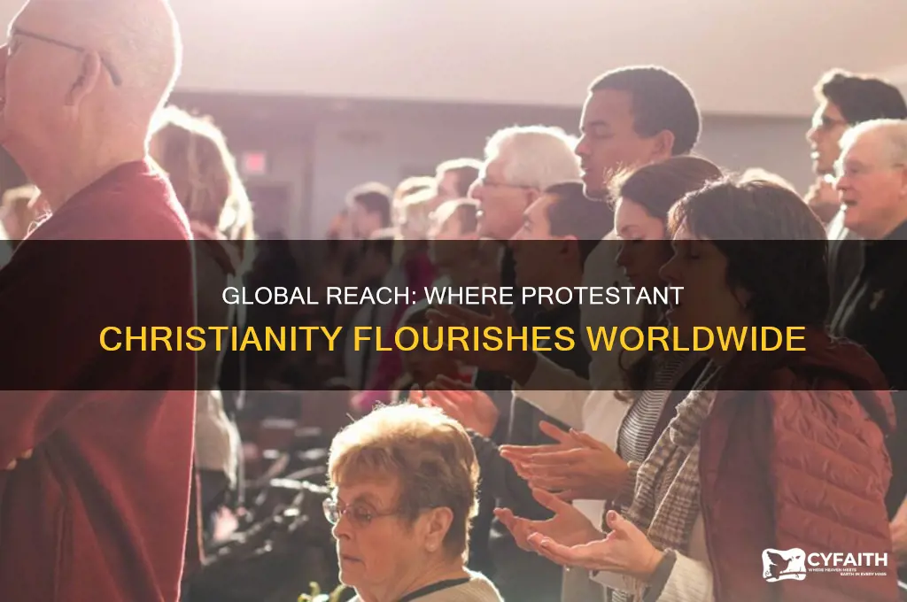 where is protestant christianity practiced