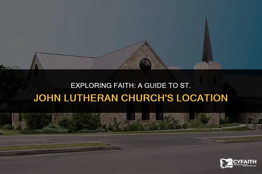 where is st john lutheran church at