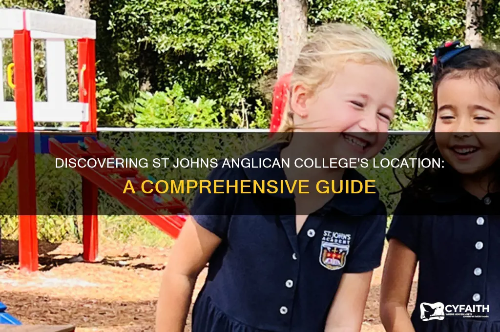 where is st johns anglican college