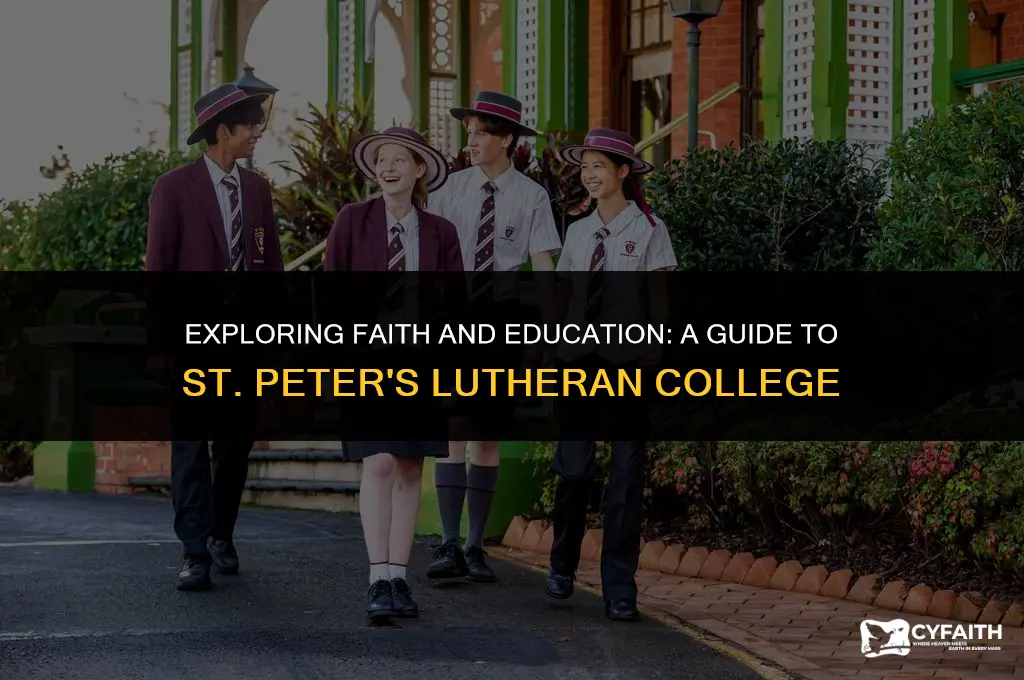 where is st peters lutheran college