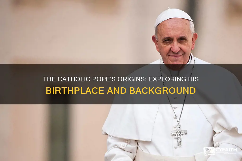 where is the catholic pope from