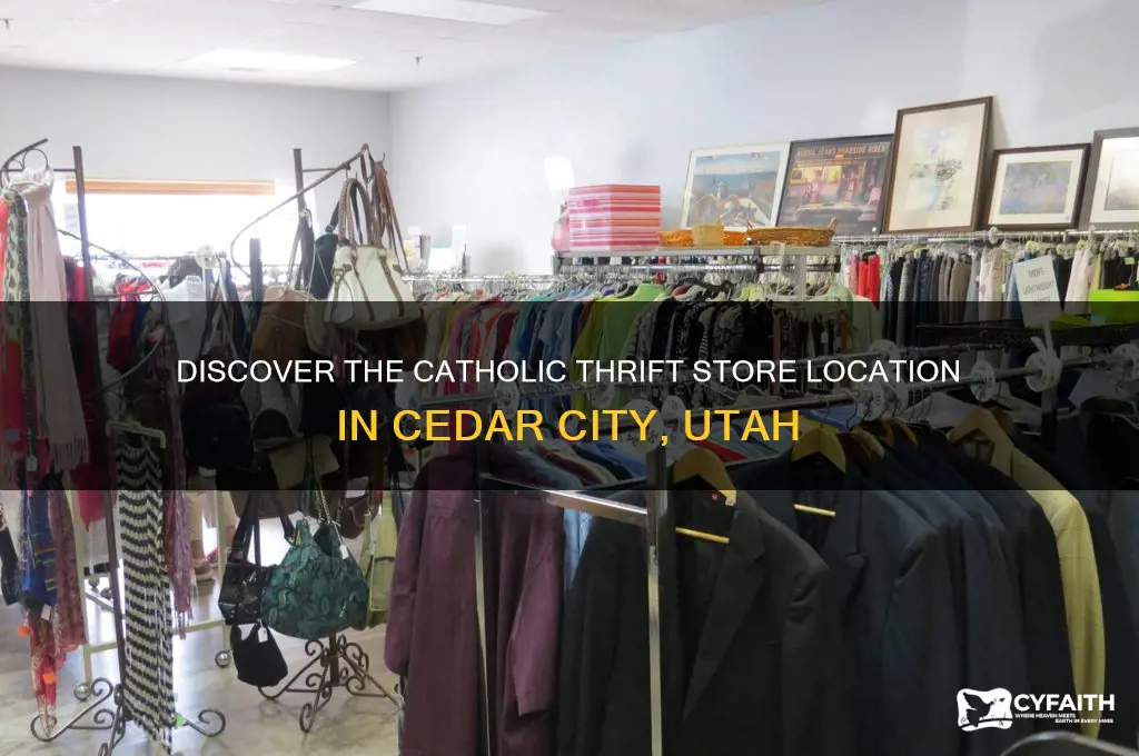 where is the catholic thrift store in cedar city utah