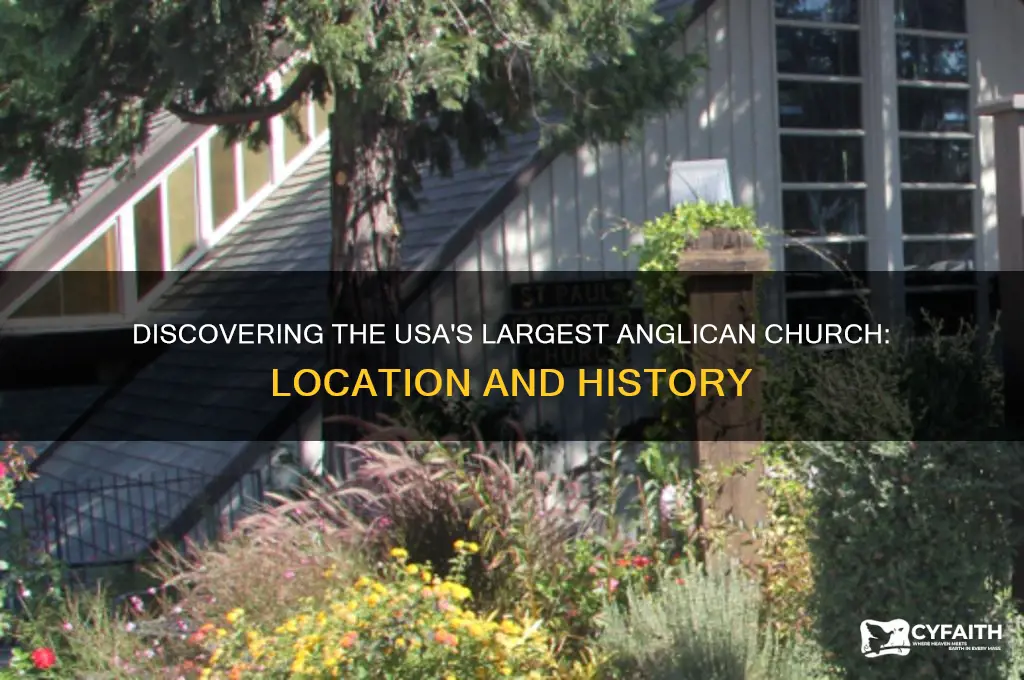 where is the largest anglican church in usa