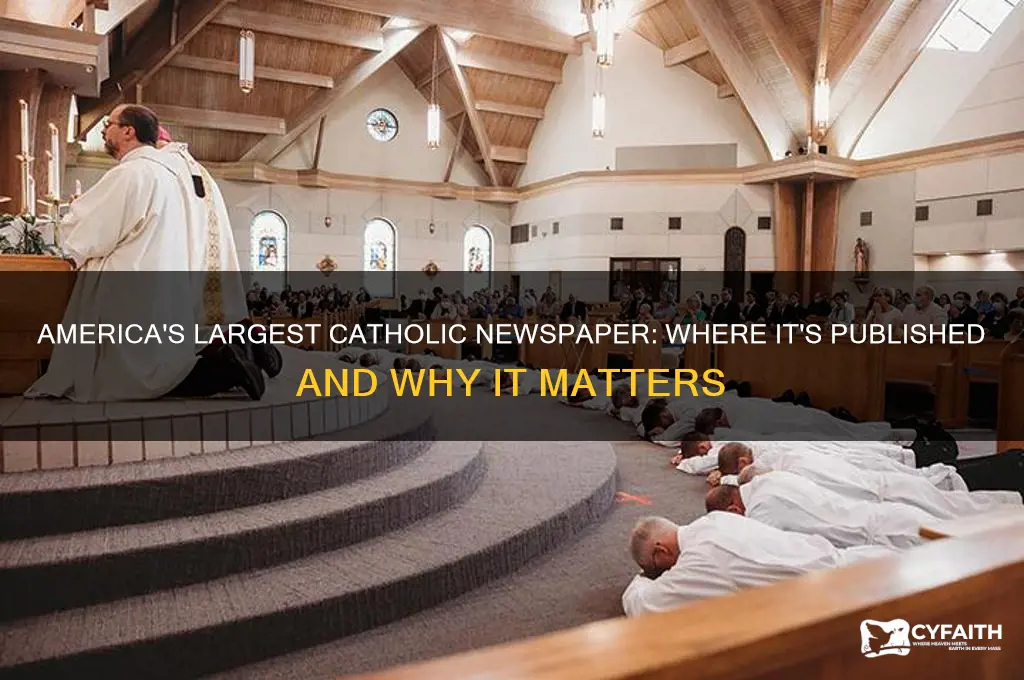 where is the largest catholic news paper published in america