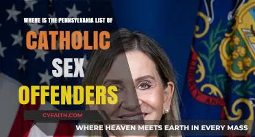 Pennsylvania Catholic Church Sex Offender List: Where to Find It