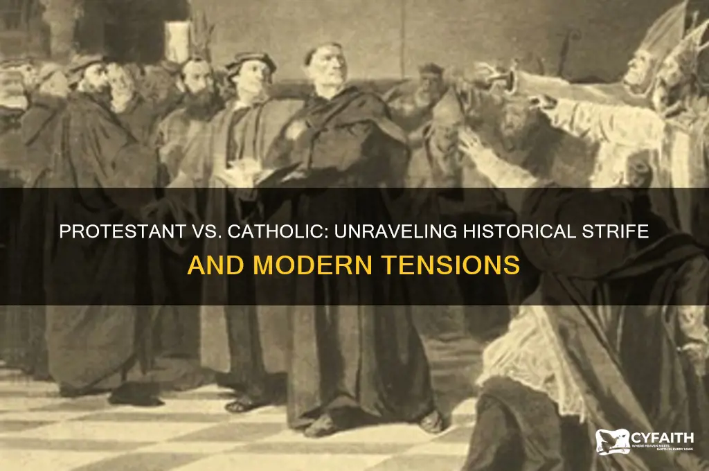 where is the strife between protestant and catholic