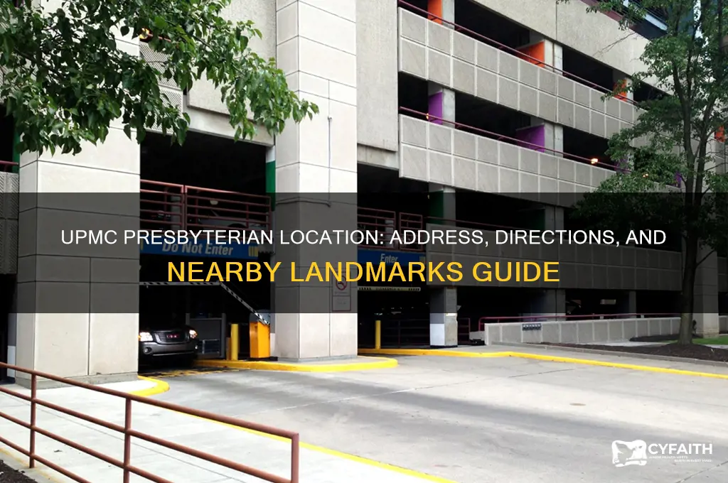 where is upmc presbyterian