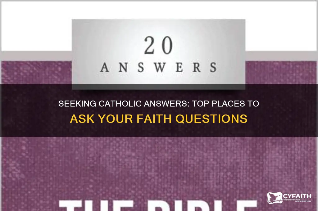 where to ask catholic questions