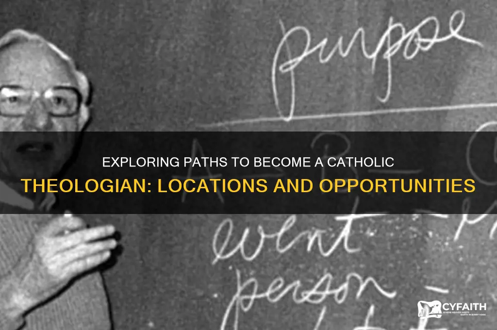 where to be a catholic theologian