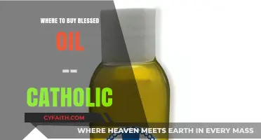 Where to Purchase Authentic Blessed Oil for Catholic Devotion