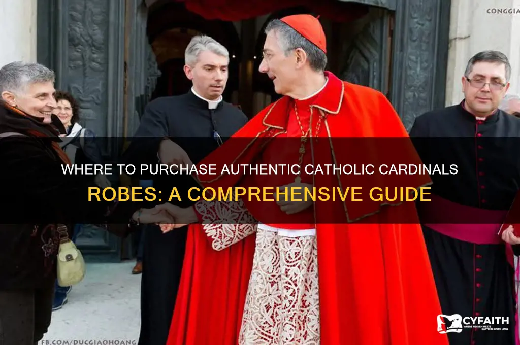 where to buy catholic cardinals robes