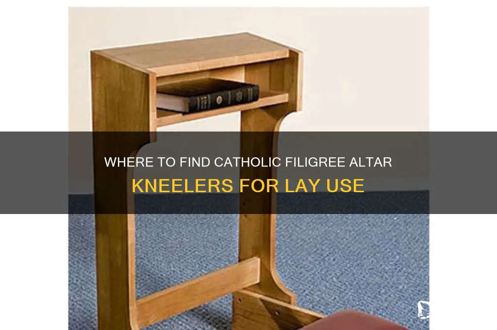 where to buy catholic filagree altar kneelersf or lay person