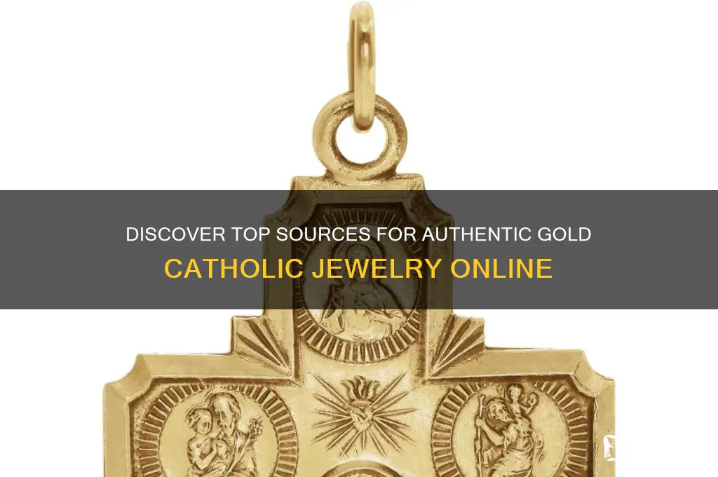 where to buy gold catholic jewelry