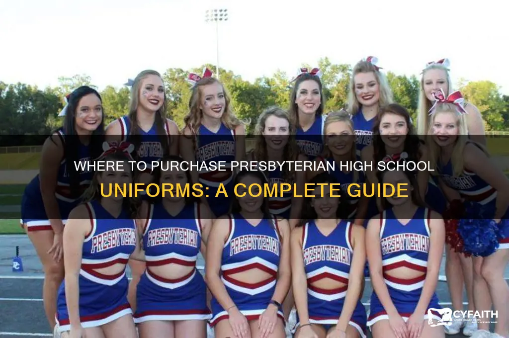 where to buy presbyterian high school uniform
