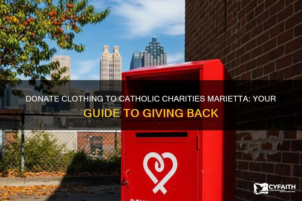 where to donate clothing for catholic charities marietta
